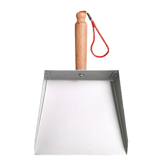 KAKOWELY Household Small Dustpan Children Stainless Steel Dustpan Short Handle Dustpan,8.27"X5.51"X1.57"
