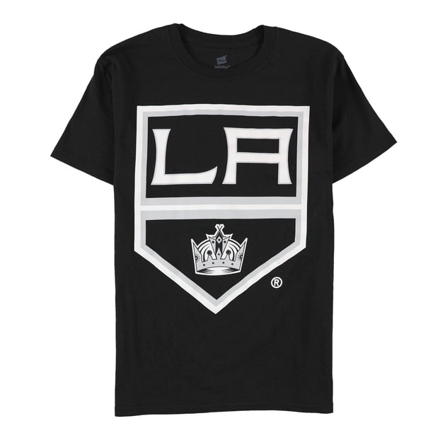 Hanes Mens LA Kings Shield Graphic T-Shirt kings S