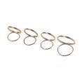 thumbnail image 1 of 4 Pcs Thumb Picks Guitar Finger Trainer Guitar Finger Protector Stainless Steel Finger Pick Guitar Finger Pick, 1 of 2