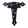 thumbnail image 1 of HEALEEP T-Strap Shutter Hinge T Strap Hinges Black Iron Noise-free for Homeowners 1 Set, 1 of 8