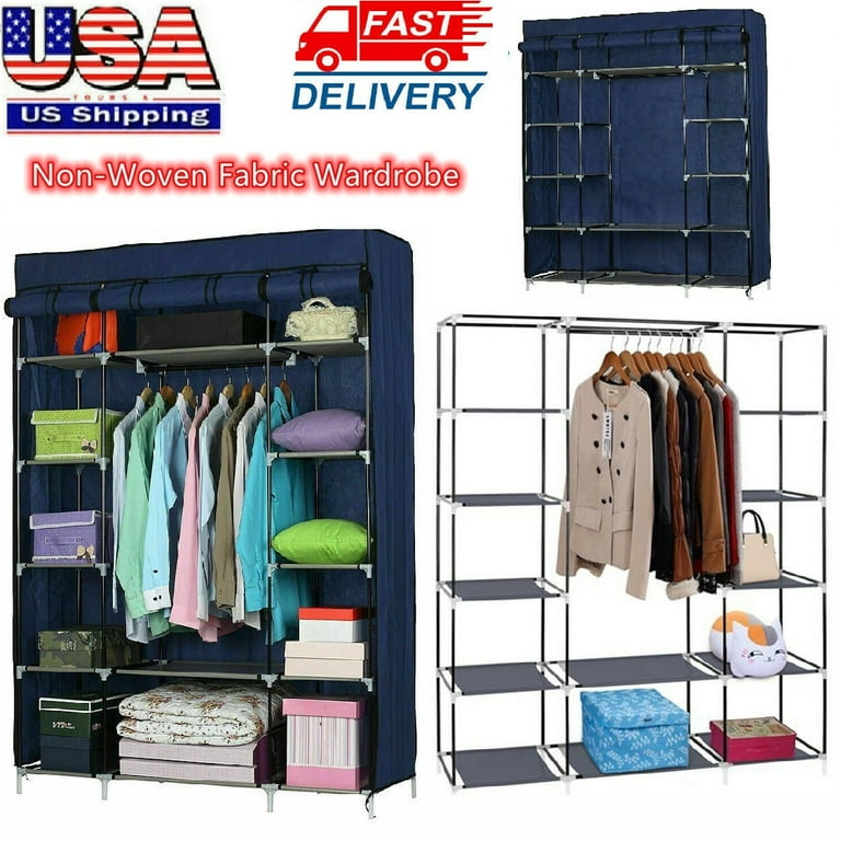Diy portable closet cover online