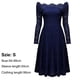 thumbnail image 4 of Vestido de fiesta de encaje de manga corta sin tirantes de moda para mujer, 4 of 5