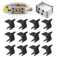 thumbnail image 2 of Litetao Easter Hot Sale Baking Sheet Tray Stackers Cookie Sheet Stackers Clips Reusable Trays Stacking Holder Saving Trays Stacking Holder for Home Kitchen(12pcs), 2 of 8