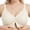 White, variant on Women Front Closure Wire Free Comfort Bra, Scalloped Edge Wide Strap Front Snap Bralette, Easy On No Underwire Intimates for Daily Post Surgery Senior Wear