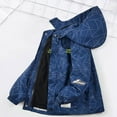 thumbnail image 4 of SERTG Boys Cute Print Jacket 3-in-1 System Detachable Hooded Jacket Long Sleeve Active Versatile Outerwear for Kids 4-15 Years(Blue,7 Years), 4 of 5
