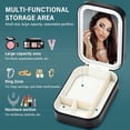 thumbnail image 5 of LED Makeup Mirror Bag with Lights, Portable Cosmetic Storage Case - 3 Colors, 5 of 5