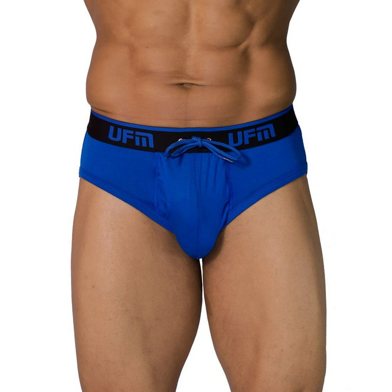 UFM Men's Polyester Boxer Brief w/Patented Adjustable Support Pouch MAX  Black 30 at  Men's Clothing store