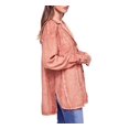 thumbnail image 3 of Free People Womens All About the Feels Button Up Shirt, Orange, Medium, 3 of 7