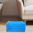 thumbnail image 4 of Miangastore Inflatable Foot Bath Basin Blow Up Foot Soaking Bath Basin Collapsible Pool Entry Ladder Portable Pool Foot Wash Basin Swimming Pools Accessories for Pool Spa Blue, 4 of 8