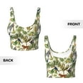 thumbnail image 6 of Goofa Jungle Animals Printed Sports Bras for Women, High Impact Running Bra Workout Crop Tank Tops Longline Sports Bra Push up-, 6 of 9