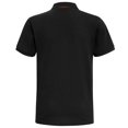 thumbnail image 2 of Asquith & Fox - Polo de manga corta ajuste clasico Modelo Contrast hombre caballero (Negro/naranja), 2 of 4