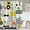 Modern, variant on Kids Shower Curtain, Girls Shower Curtain, Boys Shower Curtain, Funny Words Teen Motivational Shower Curtains, 72W x 72H inch Extra Long Wide Shower Curtain with Hooks Kids Bathroom Decor