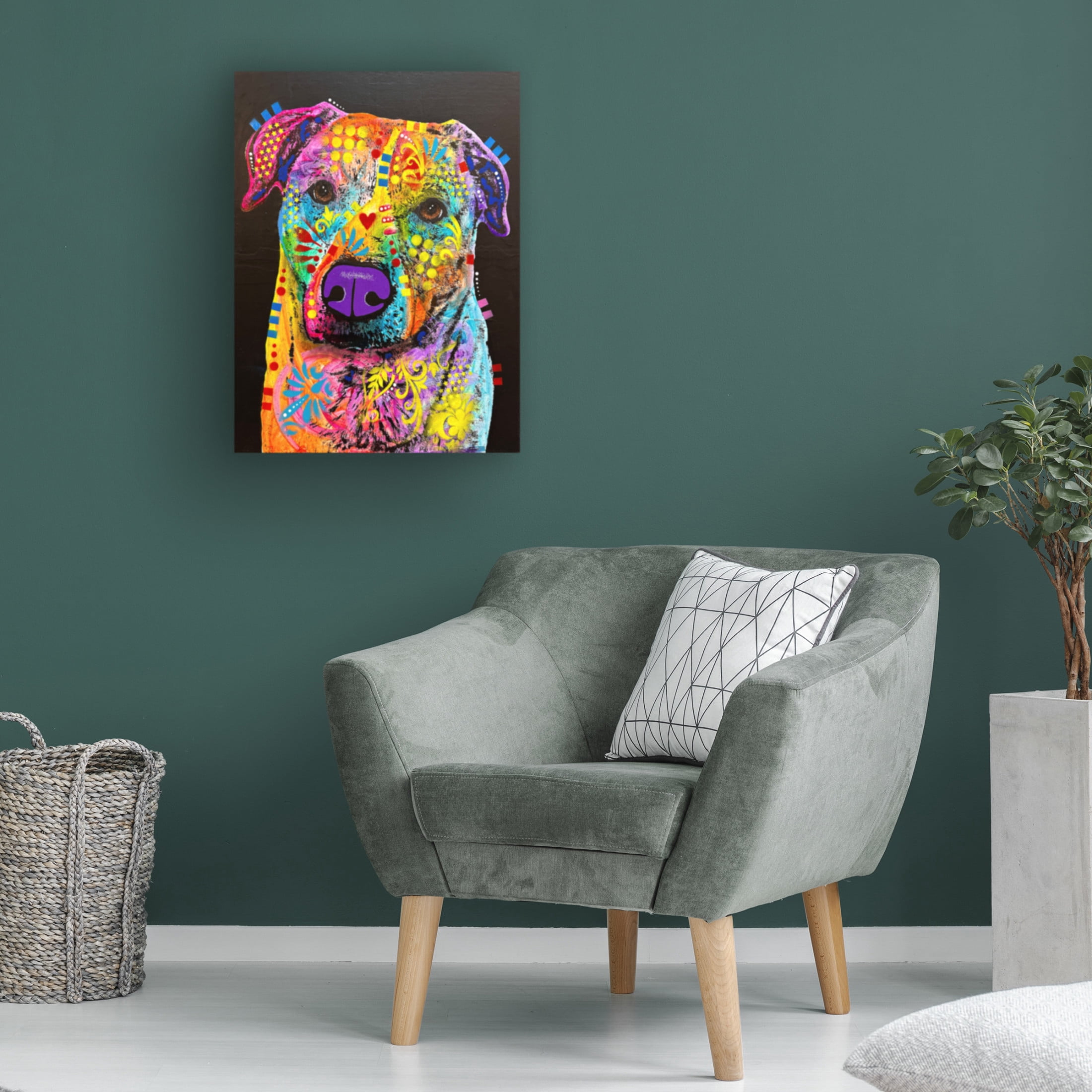 Canvas Wall Art - Dean Russo- Exclusive 'Hunker' Wall Art for Living Room, Bedroom, or Office Décor by Trademark Fine Art - 24 x 32 Inches