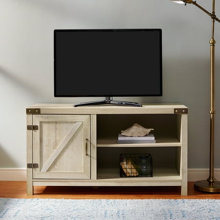 tv stand barn farmhouse door oak manor park dialog displays option button additional opens zoom console modern walmart tvs