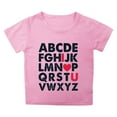 thumbnail image 1 of Vêtements pour Filles Col Rond Imprimé Manches Courtes Chemise pour Filles Vêtements d'Été pour Tout-Petits Vêtements pour Filles 6-7 Ans Mode Filles, 1 of 4