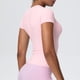 thumbnail image 3 of Camiseta de Yoga de Manga Corta para Mujeres con Cintura Slim Fit, Transpirable Deportes para Correr Gimnasio de Entrenamiento, 3 of 8