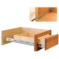 thumbnail image 5 of Lontan Soportes de montaje traseros para cajones deslizantes 5 pares B4502 Soporte de gabinete Guía de rieles para cajones Piezas de repuesto de cocina para muebles dorados de 1,77 pulgadas (45 mm) de, 5 of 5