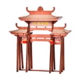thumbnail image 2 of Casa de de bricolaje s de modelos de construcción de bricolaje de montaje de puerta Torii de bricolaje para regalos de vacaciones Baoblaze Mini puerta Torii de bricolaje, 2 of 8