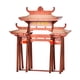 thumbnail image 2 of DIY Mini Dollhouse s de modelos de construcción de bricoje Modelo de construcción Arquitectura china de montaje de puerta Torii DIY para Sunnimix Mini puerta Torii de bricolaje, 2 of 8