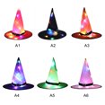 thumbnail image 5 of Hats Pendent Ornaments Props High Cap Cloth LED Light Waterproof Decorations Solid Color Halloween Supplies, 5 of 5