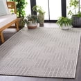 thumbnail image 3 of Safavieh Sisal All-Weather Austen Geometric Indoor/Outdoor Area Rug, Gray/Ivory, 6'7" x 6'7" Square, 3 of 14