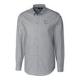 thumbnail image 2 of Men's Cutter & Buck Charcoal TCU Horned Frogs Vault Stretch Oxford Long Sleeve Button-Down Shirt, 2 of 3