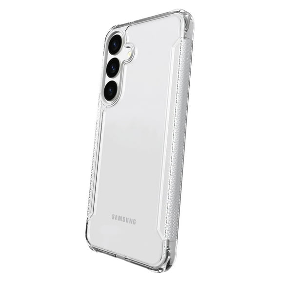 onn Dual-Layer Phone Case for Samsung Galaxy S25 / Samsung Galaxy S24 - Clear