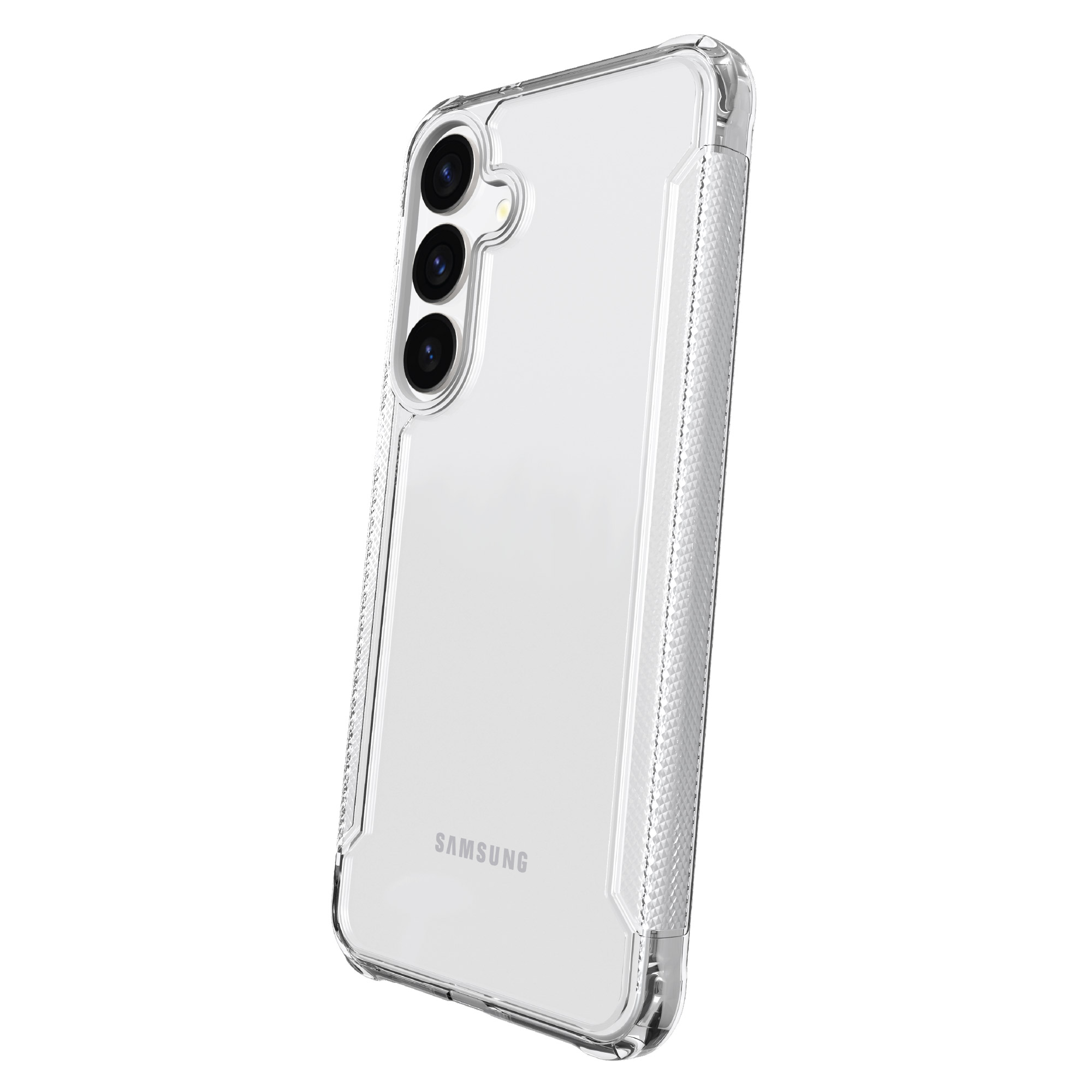 onn Dual-Layer Case for Samsung Galaxy S25/S24 Clear photo 1
