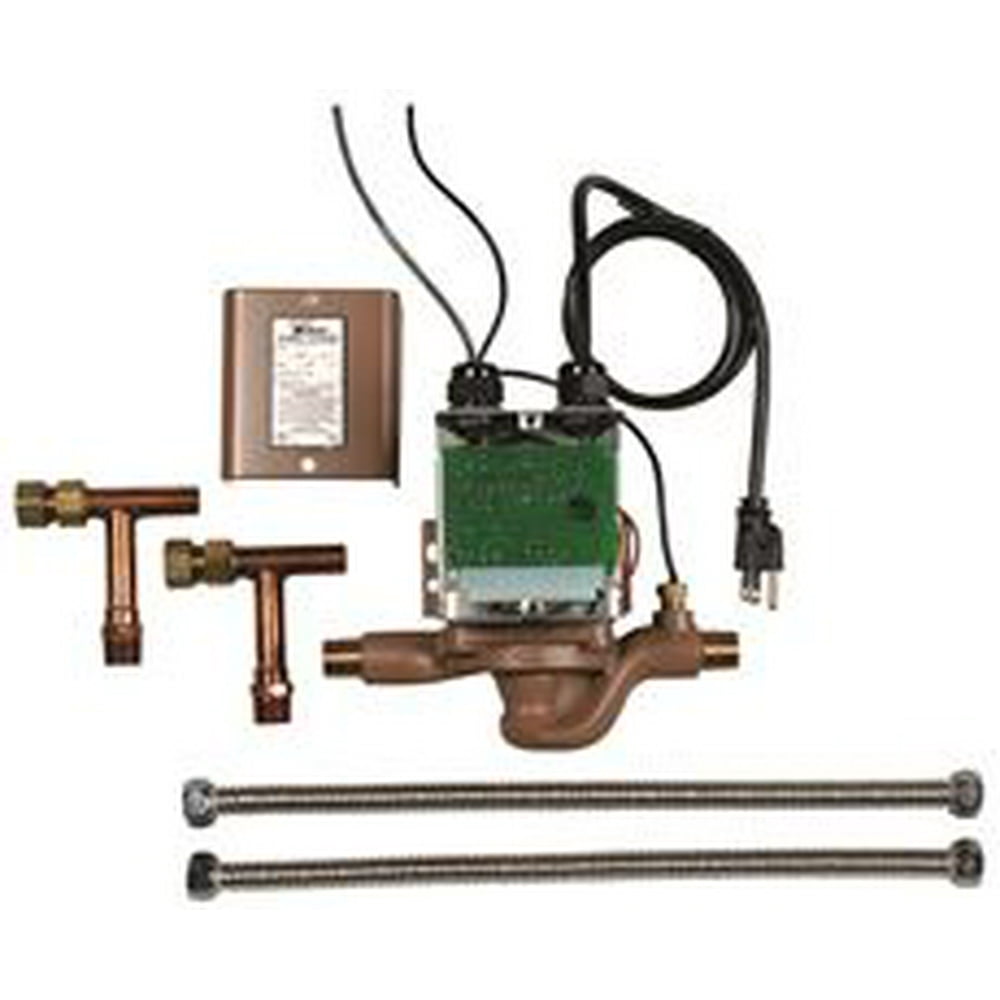 TacoGenie 1/40 HP Hot Water Recirculating Pump with Undersink Kit Taco