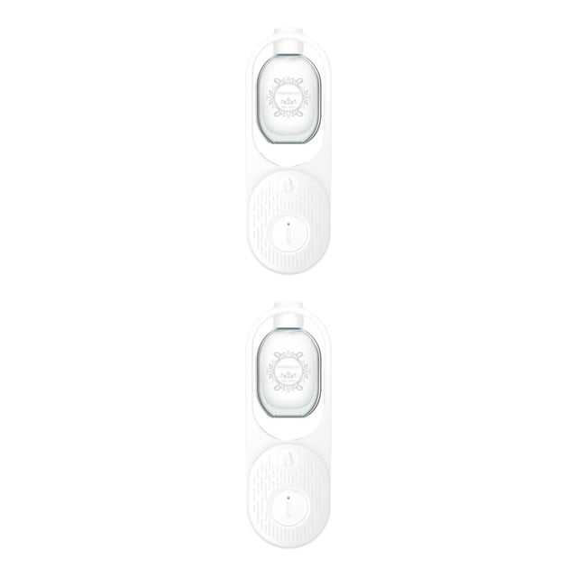 Yuarrent ABS Air Freshener Replacement Rechargeable Timing Switch Odor Diffuser Button Bedroom Fragrance Remover Office Tipo 1 2Conjunto