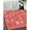 thumbnail image 2 of Ahgly Company Indoor Rectangle Patterned Bean Red Area Rugs, 4' x 6', 2 of 6