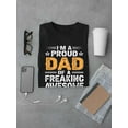 thumbnail image 3 of Dad Of An Awesome Physician T-Shirt Men -Image by Shutterstock, Male 5X-Large, 3 of 4