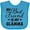 Turquoise, variant on Inktastic My Best Friend is My Glamma with Hearts Boys or Girls Baby Bib