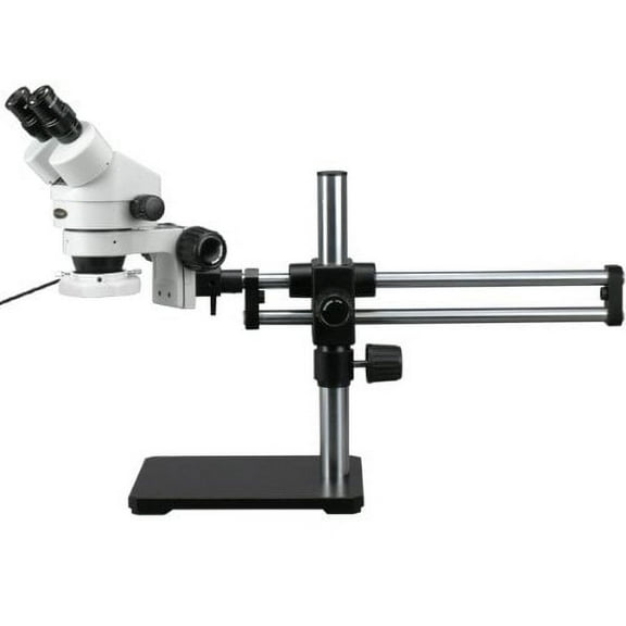 AmScope SM-5BZ-144S Professional Binocular Stereo Zoom Microscope, WH10x Eyepieces, 3.5X-90X Magnification, 0.7X-4.5X Zo