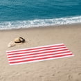 thumbnail image 4 of Mainstays Cabana Red Beach Towel, 58" x 28", Red, 4 of 6