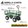 thumbnail image 2 of Gorilla Carts GOR400 400-lb. Steel Mesh Garden Cart with 10" Tires, 2 of 9
