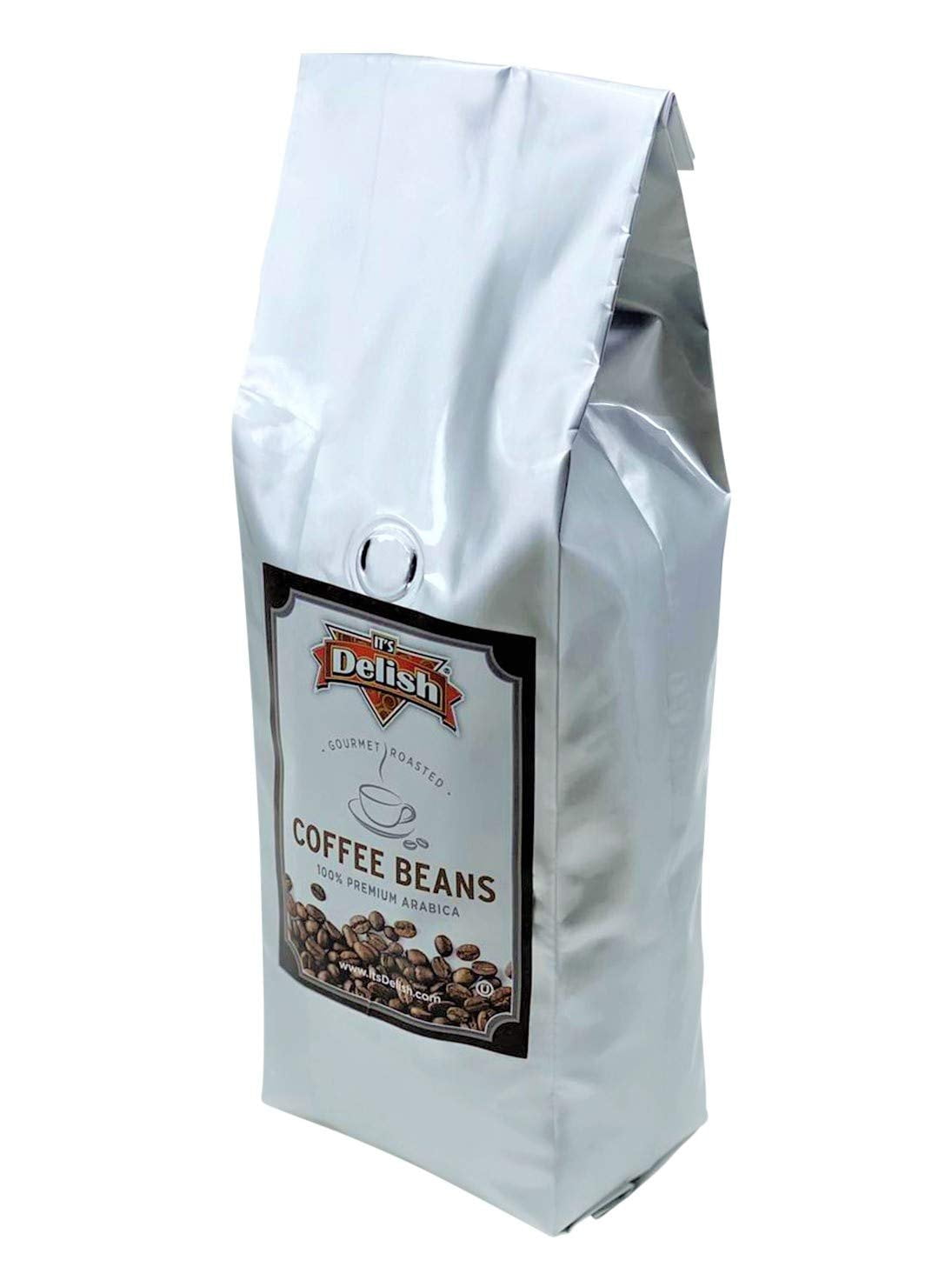 Gourmet Roasted Coffee - 100% Arabica Whole Beans - by Its Delish French Roast, 1 lb