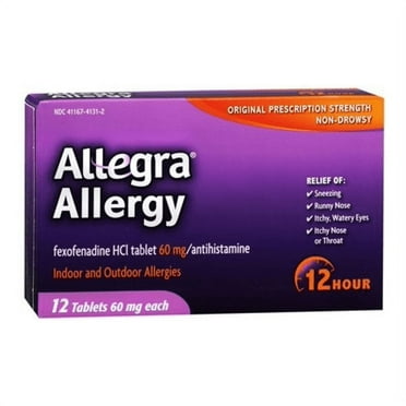 Allegra Allergy Tablets 12 Hour 12 ea