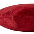 thumbnail image 3 of Greendale Home Fashions 20 in x 20 in Modern Ruby Polyester Velvet Throw Pillow with Removable Cover, 3 of 5