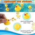 thumbnail image 1 of 50/100/200/500 piezas Mini pato de baño de goma amarillo patos flotantes Mini patitos de goma Bulk500pcs, 1 of 1