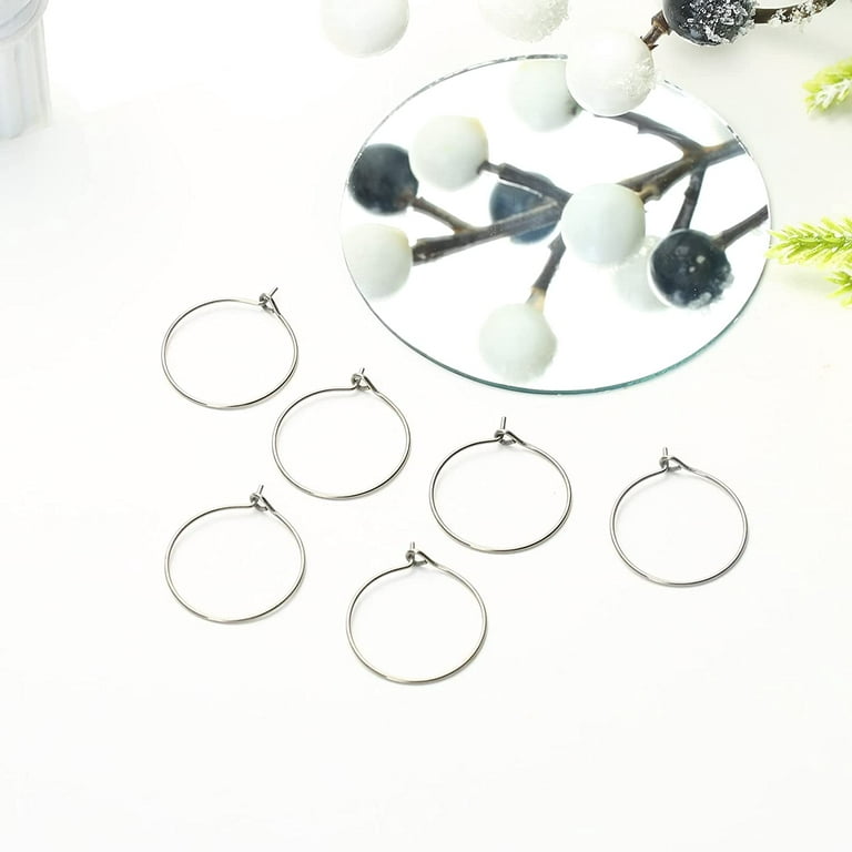 6pcs 20G Big Pure Titanium Earring Fish Hooks DIY Earrings Findings for  Jewelry Making, Hypoallergenic Earring Hooks Making Kit for Women Girls Men  Sensitive Ears 