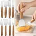 thumbnail image 6 of Spreader Knife,Spreader Knife Set for Cheese Butter,Stainless Steel Fork with Wooden Handles,for Party Wedding Christmas Charcuterie Board Accessories,Serving Tongs Spoons Forks Set(B), 6 of 7