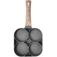thumbnail image 1 of Non stick frying pan, egg and hamburger frying pan, 4-hole, 1 of 5