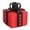 Red/Black, variant on Riousery Annoying Present Box with Screws Novelty Funny 3D Printed Prank Box for Storing Toys Holiday Decorations Blue Red 3.15 inches / 8 cm