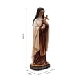 thumbnail image 2 of Hi-Line Gifts Saint Teresa of Avila with Crucifix  Outdoor Garden Statue - 23.75", 2 of 4