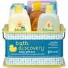 JOHNSON'S BATH DISCOVERY Baby Gift Set, 8 Items