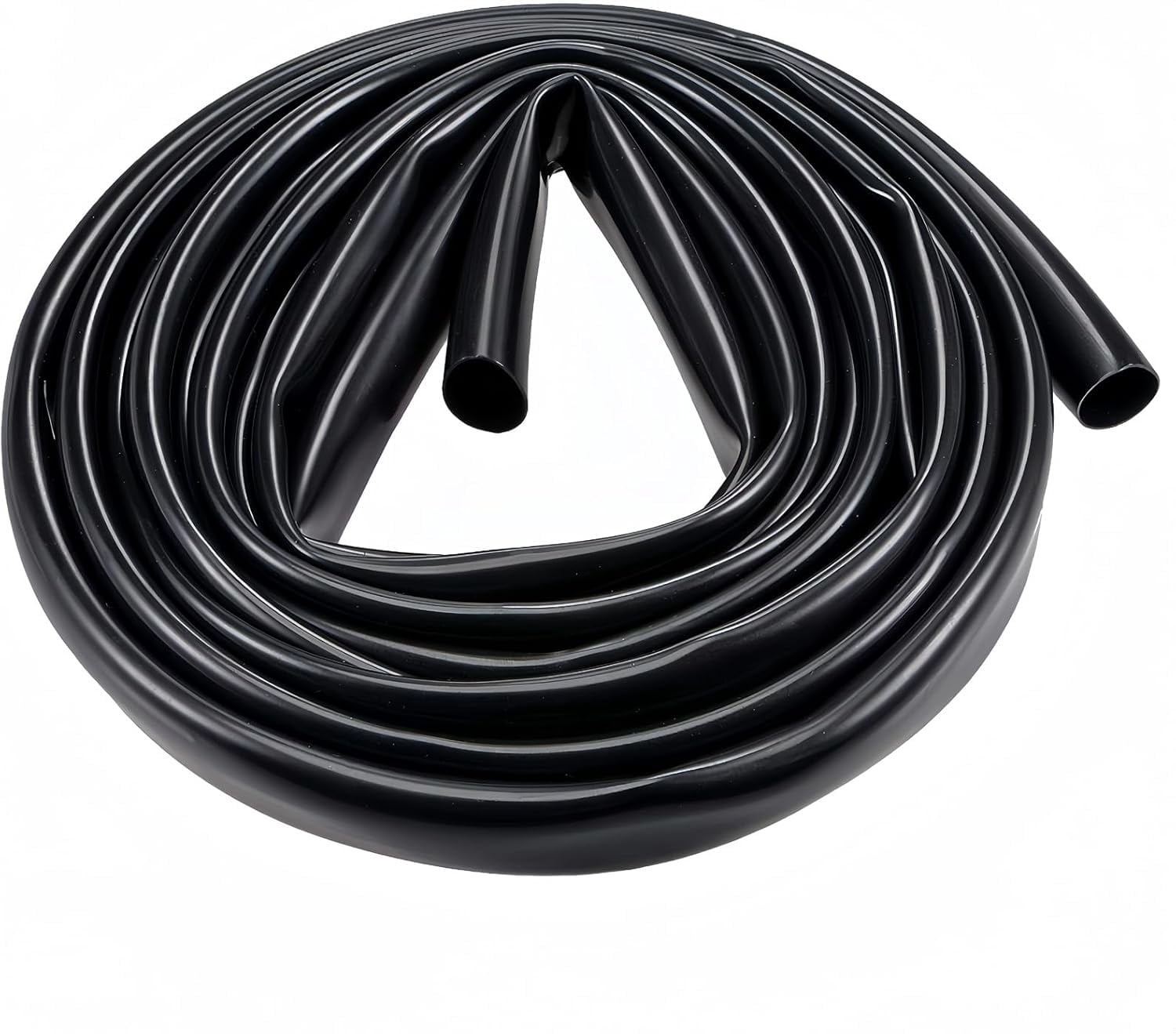 FEFEFW-12mm x 13mm x 3m PVC Tube Wire Harness Tubing High Temperature Resistant Cable Management Cable Sleeve,Black,1PC