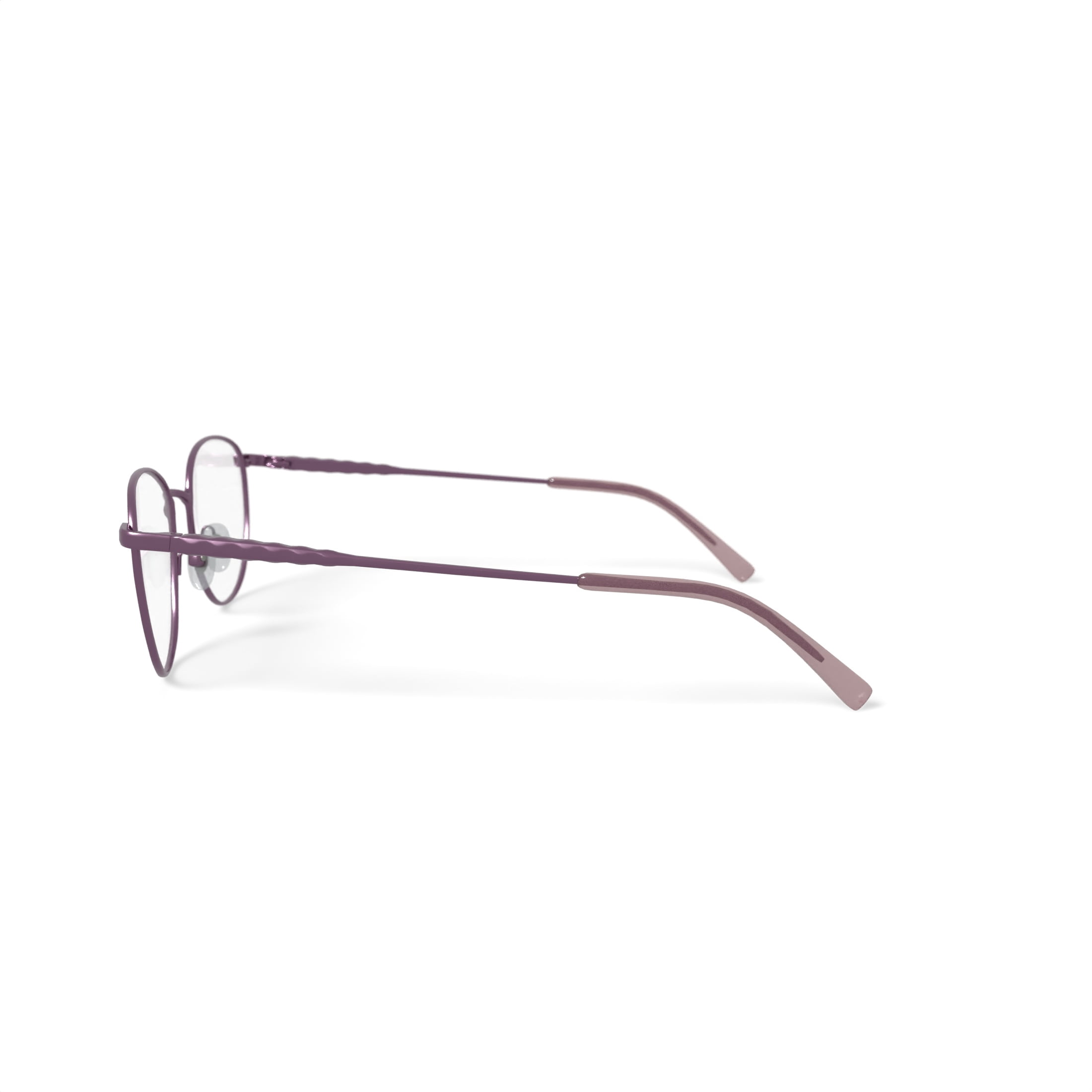 Walmart Women's FM19031 Oval Prescription Eyeglasses with Case, Pink