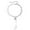 Silver, variant on Imitation Pearl Asymmetric Necklace Female Drop-shaped Chain Necklace Imitation pearl asymmetric starfish necklace women's teardrop chain necklace