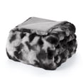 thumbnail image 4 of Amelie Home Faux Rabbit Fur Throw Blanket – Soft Plush Bubble Texture for Couch or Bed, 4 of 5
